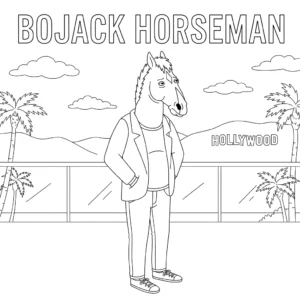 BoJack Horseman da colorare thumbnail