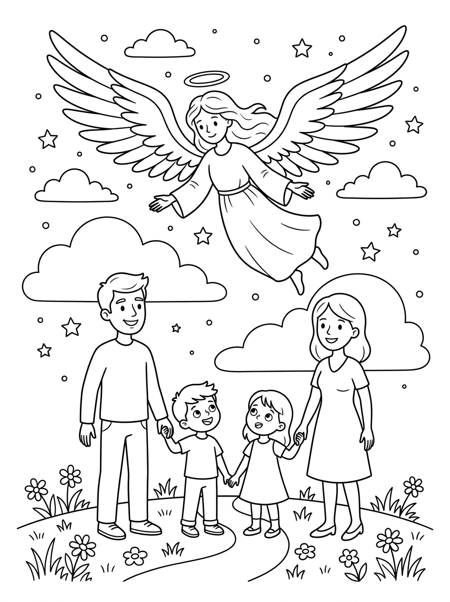 Guardian_angel_above_family_colo…_20261003084531 da colorare per bambini