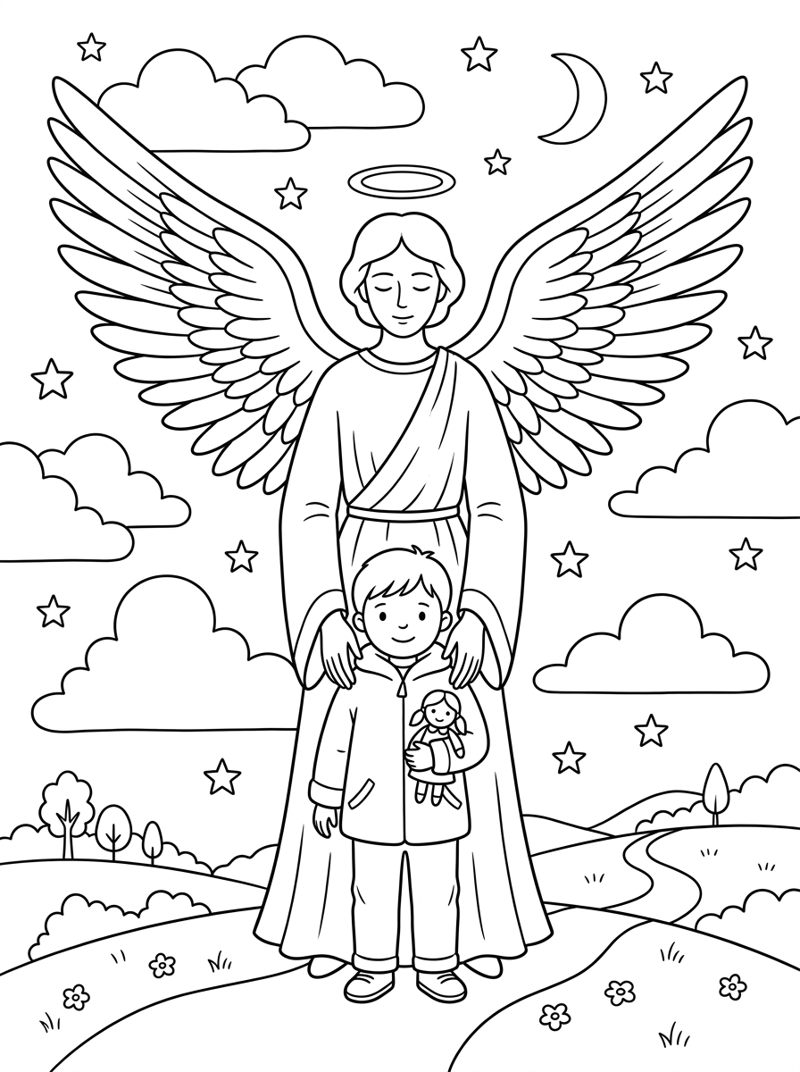 disegno Guardian_angel_protecting_child_20261003084112 da colorare