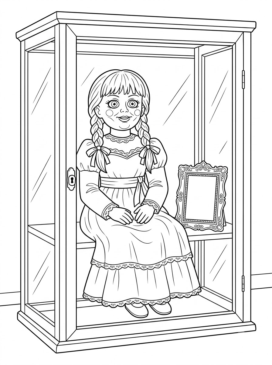 disegni da colorare gratis Annabelle 1