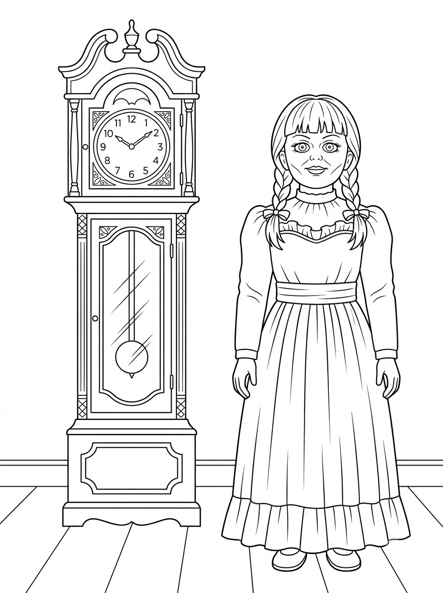 disegni da colorare gratis Annabelle