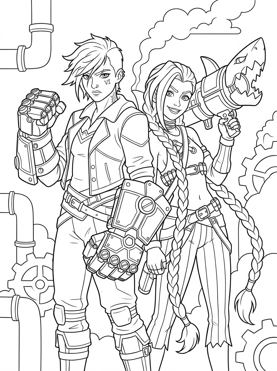 Arcane 18 disegni di Arcane da colorare da stampare 1