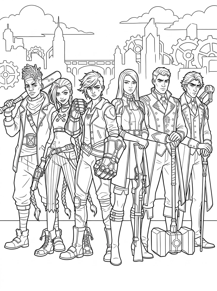 Arcane 5 disegni Arcane da colorare e stampare