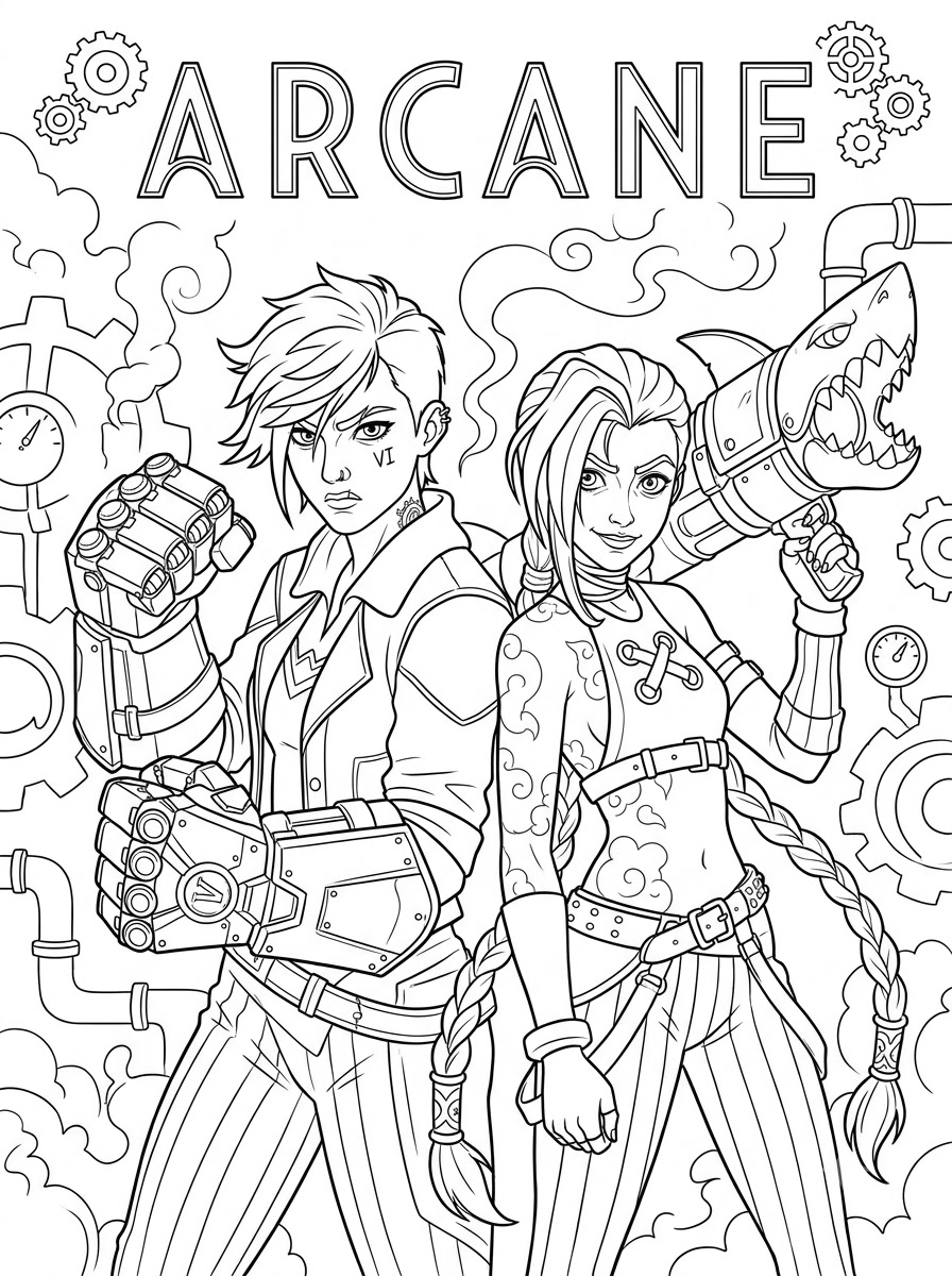 Arcane 6 disegni da colorare per bambini pdf Arcane