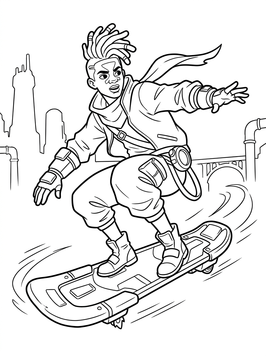 Arcane 8 Arcane disegni da colorare per bambini maschi