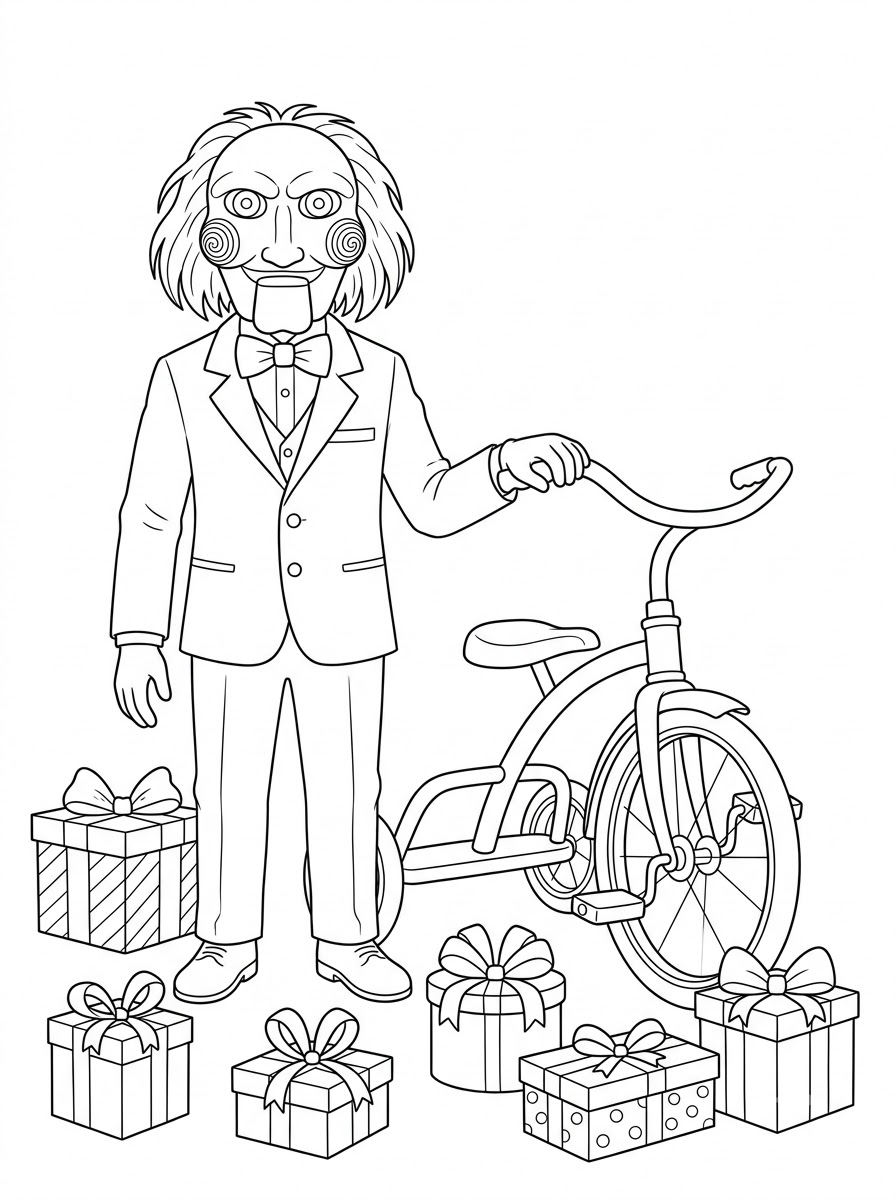 disegni da colorare Billy il Pupazzo