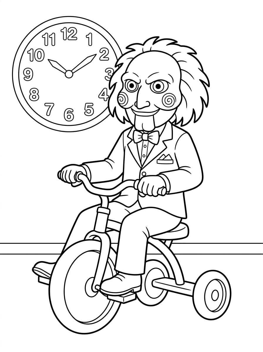 Billy il Pupazzo disegno facile da colorare