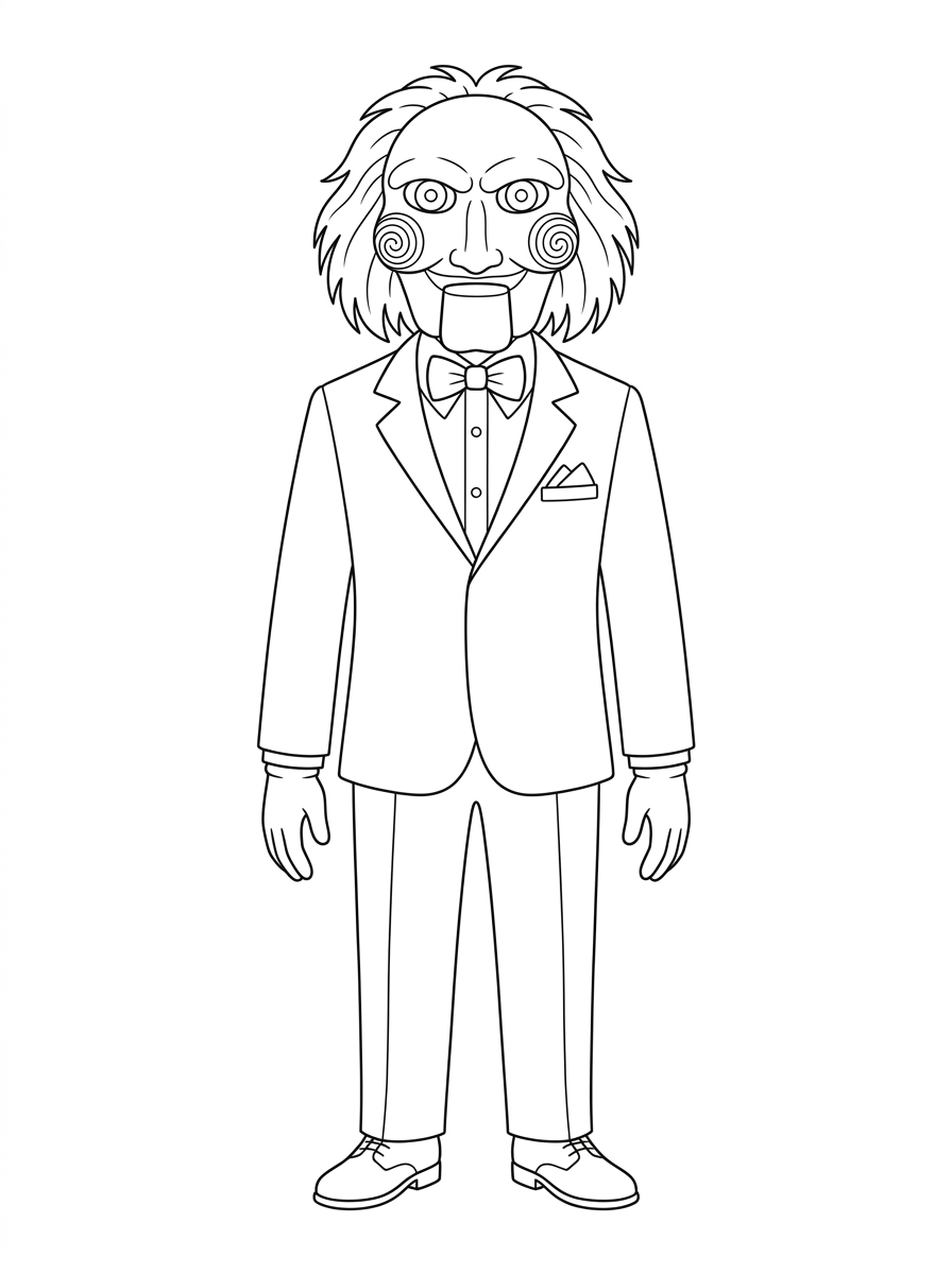 disegni Billy il Pupazzo da colorare e stampare