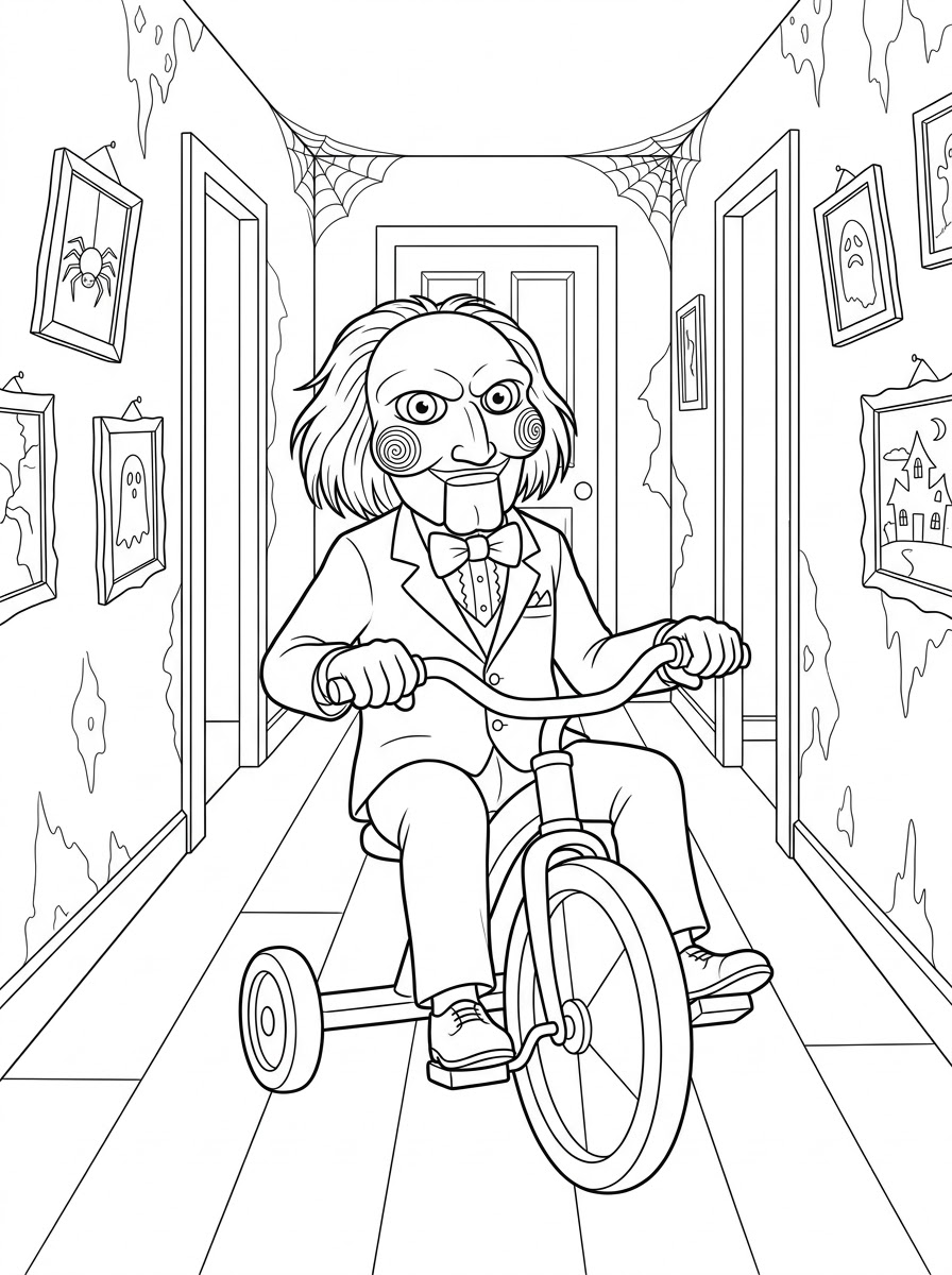 disegni di Billy il Pupazzo da colorare da stampare 1