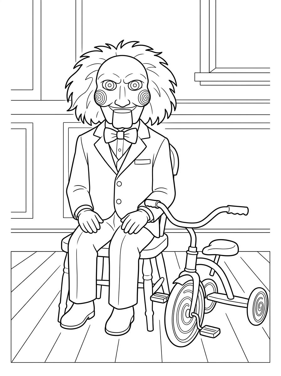 disegni da colorare Billy il Pupazzo per bambini