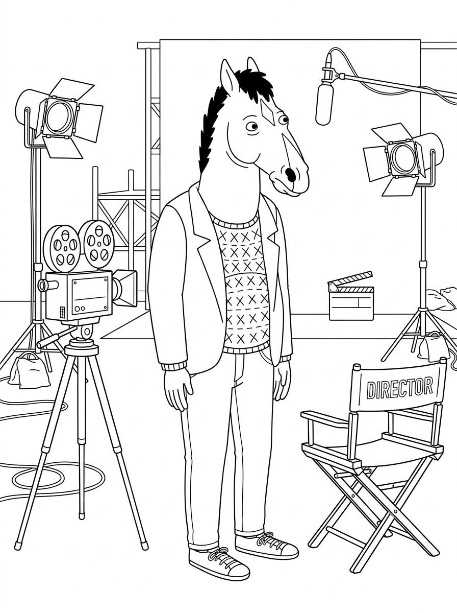 BoJack Horseman 15 BoJack Horseman da colorare facile