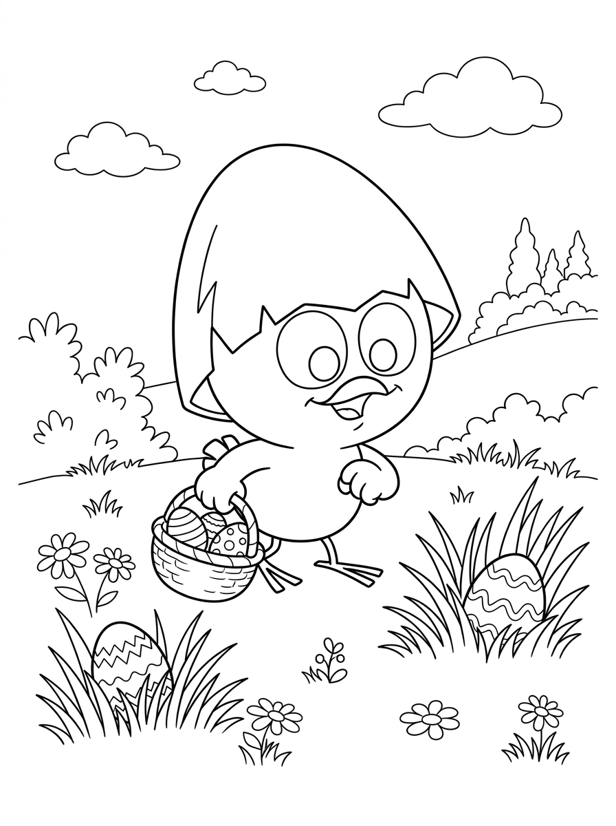 Calimero 12 disegni Calimero da colorare