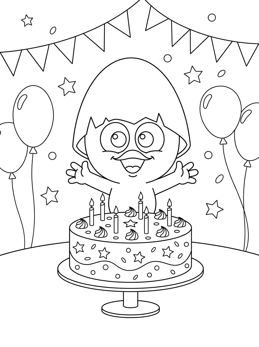 Calimero 7 disegni da colorare gratis per bambini di Calimero