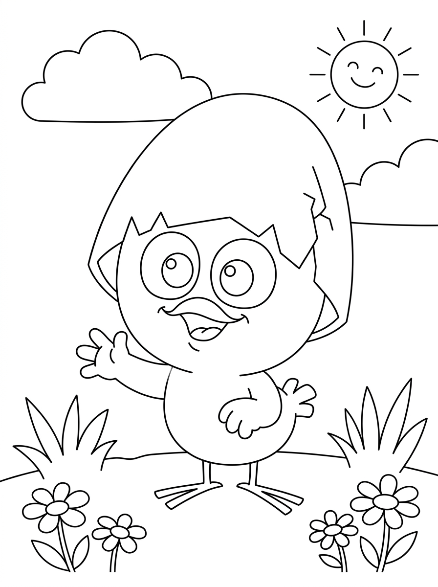 Calimero 4 Calimero da colorare pdf gratis