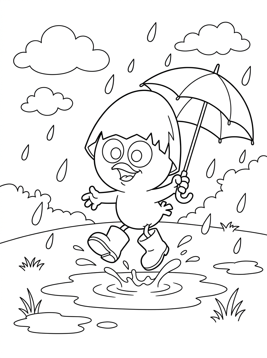Calimero 17 disegno Calimero da colorare
