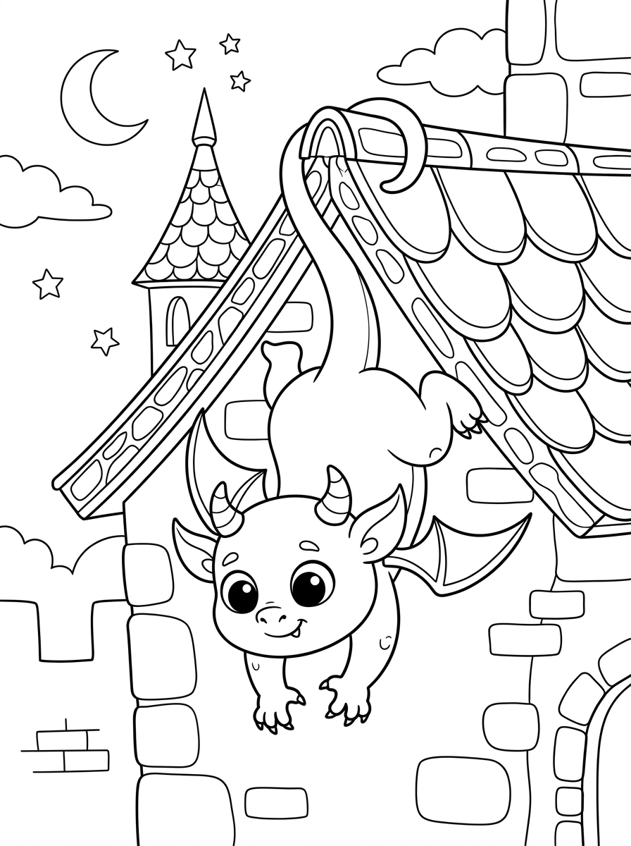 disegno di Gargoyle da stampare e colorare