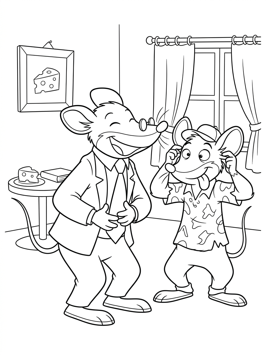 Geronimo Stilton 11 Geronimo Stilton da stampare e colorare gratis 1