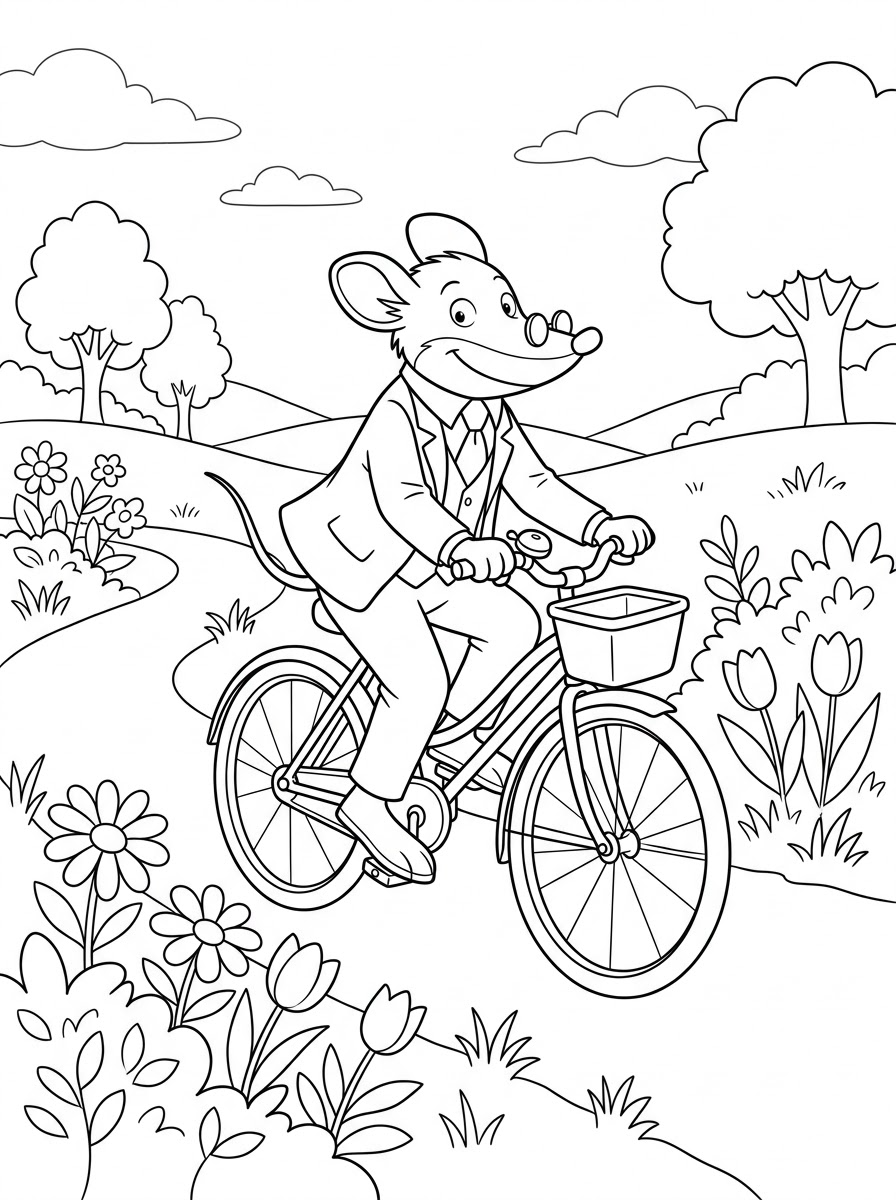 Geronimo Stilton 4 Geronimo Stilton da colorare e stampare pdf