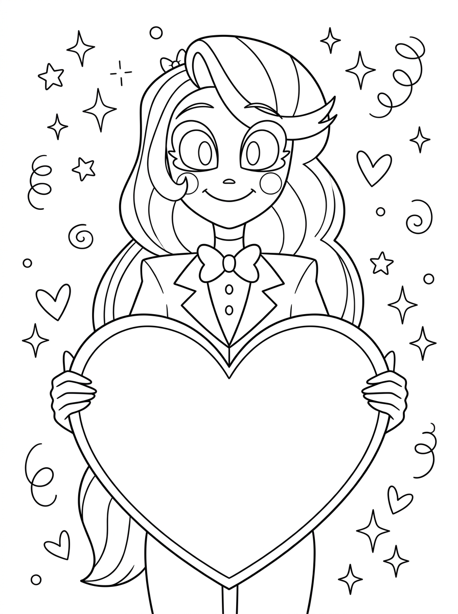 disegni Hazbin Hotel da colorare