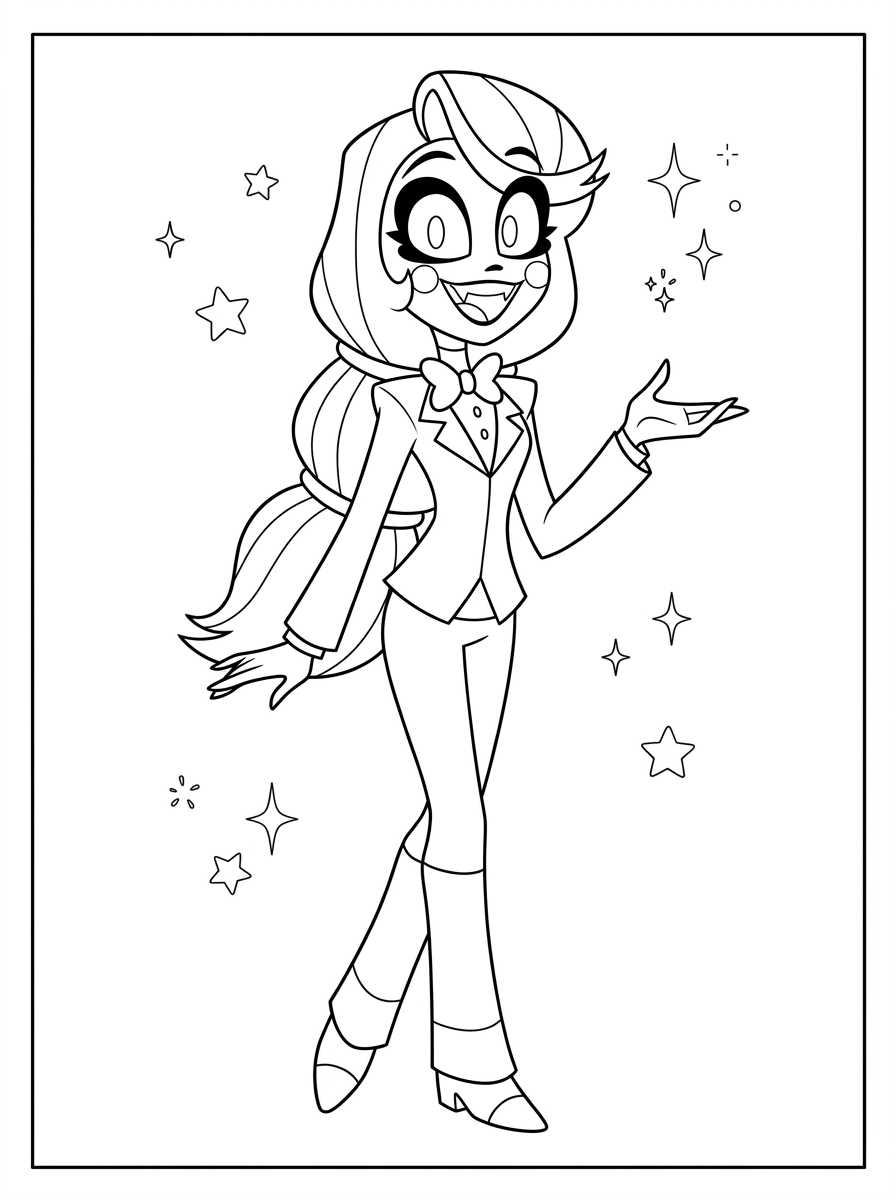 Hazbin Hotel disegno da colorare