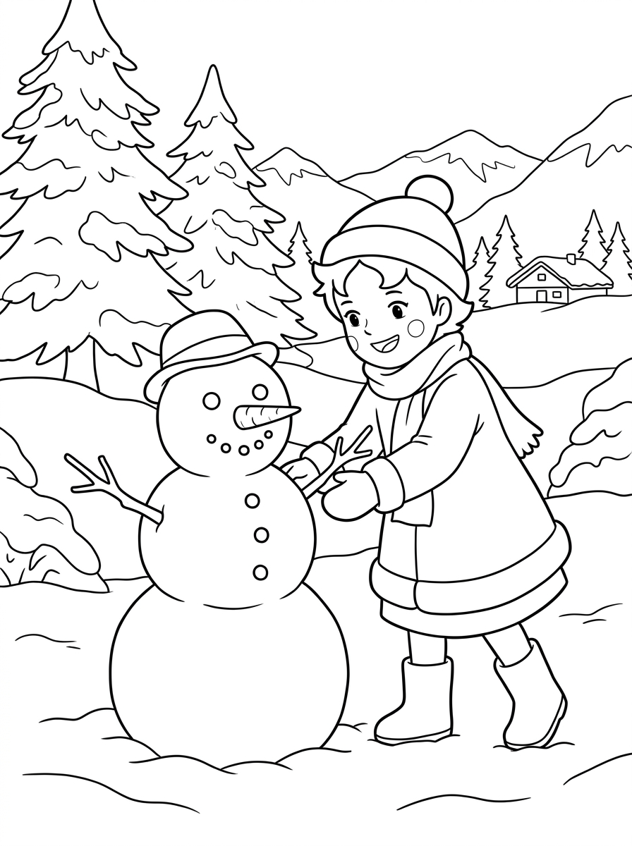 Heidi da colorare bambini