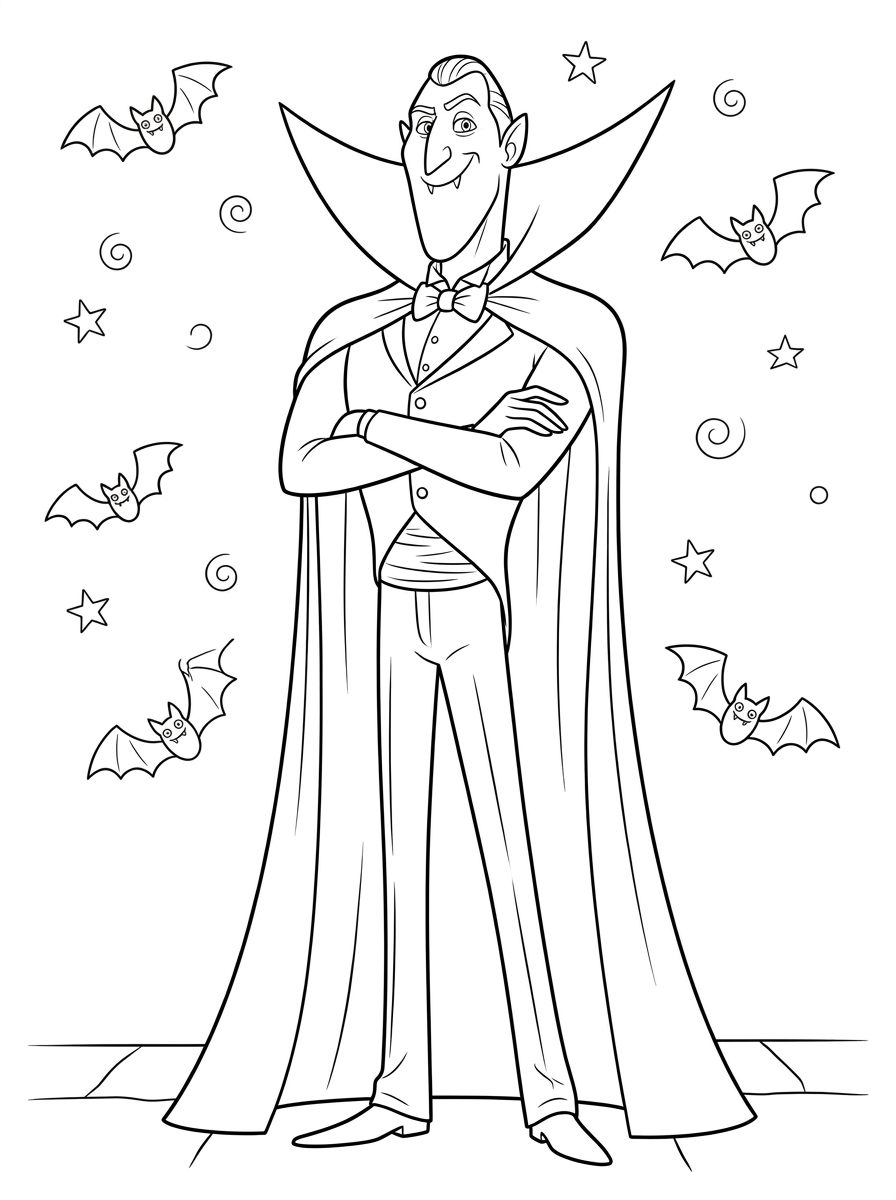 disegni di Hotel Transylvania da colorare