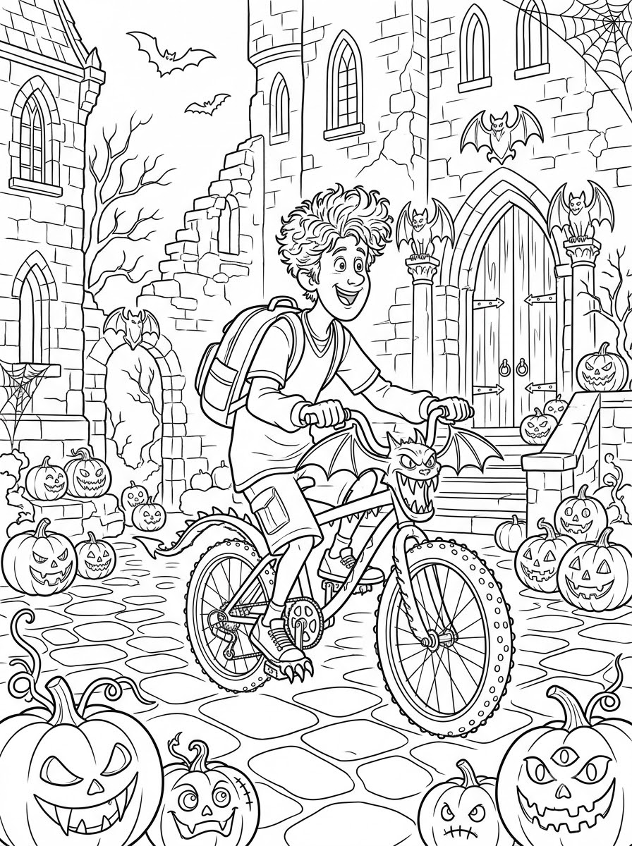 disegni Hotel Transylvania da colorare pdf