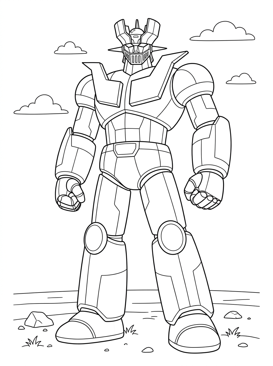 disegni Mazinga Z da colorare online 2