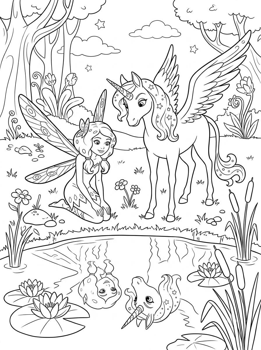 Mia And Me 21 disegni da colorare Mia And Me per bambini