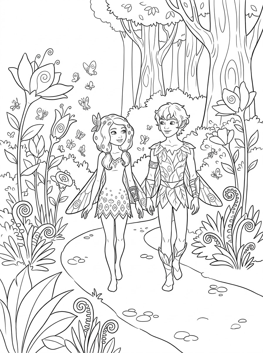 Mia And Me 16 disegni facili di Mia And Me da colorare