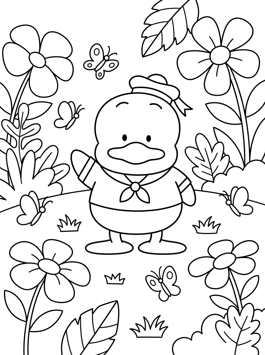 disegni Pekkle facili da colorare