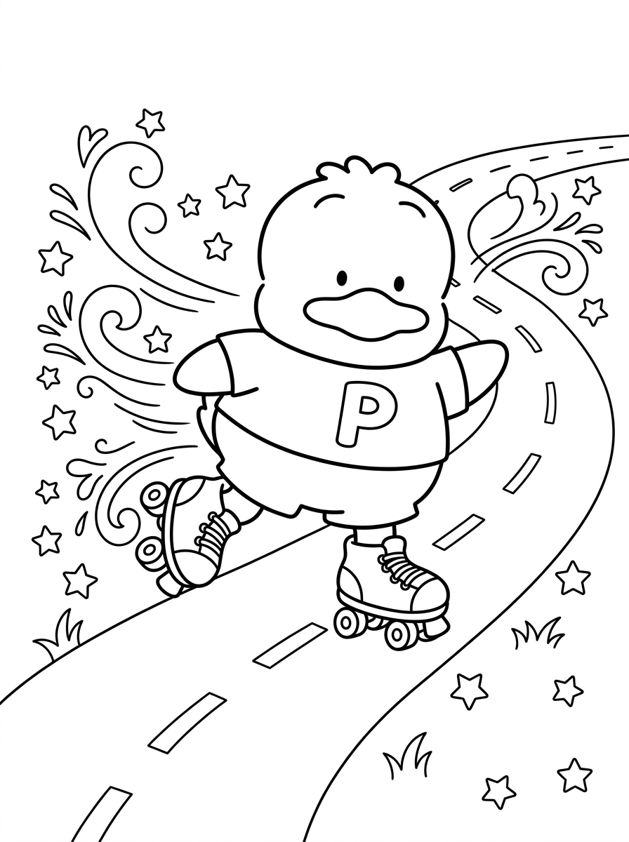 Pekkle da colorare pdf