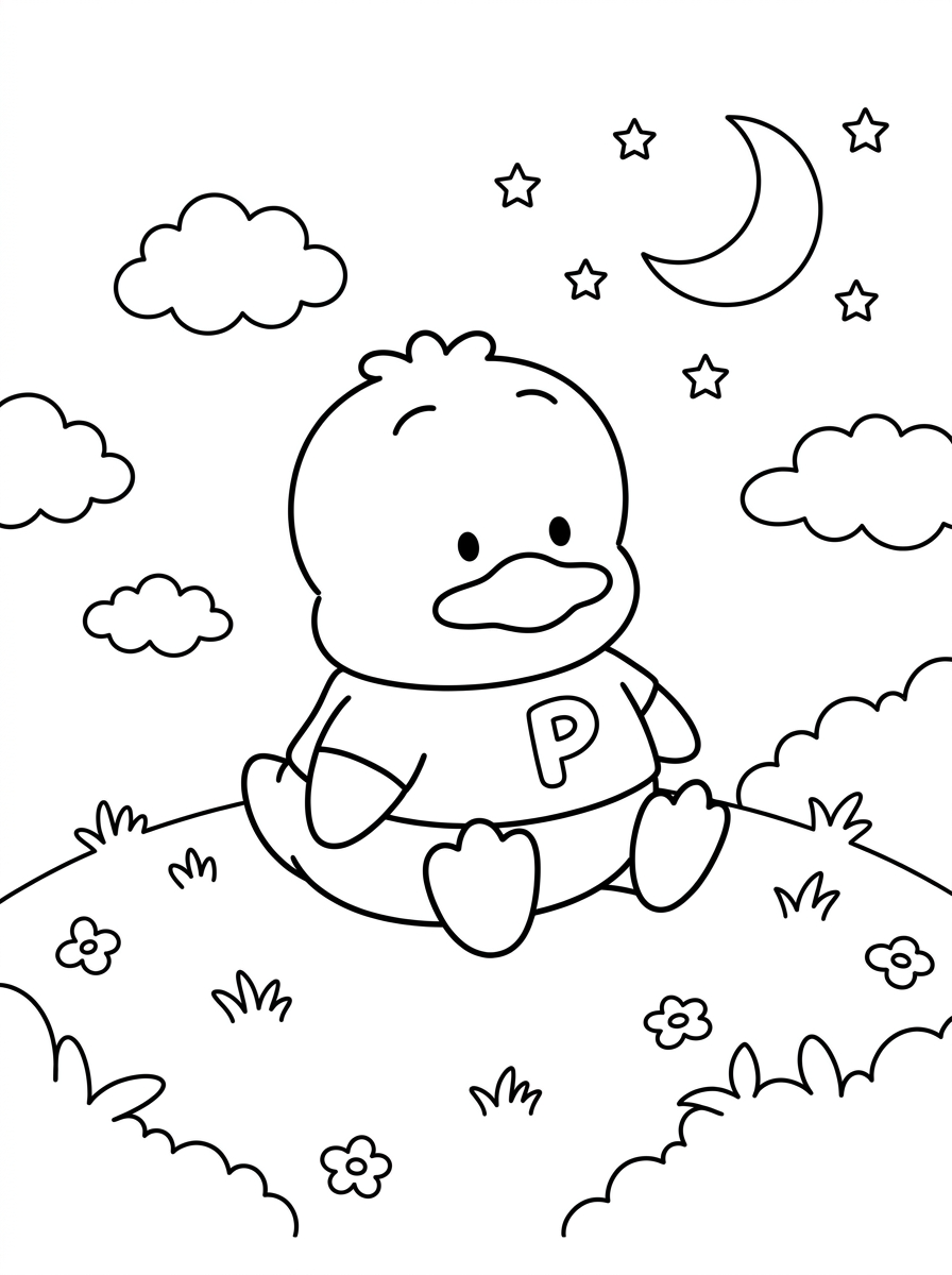 disegni da colorare Pekkle per bambini