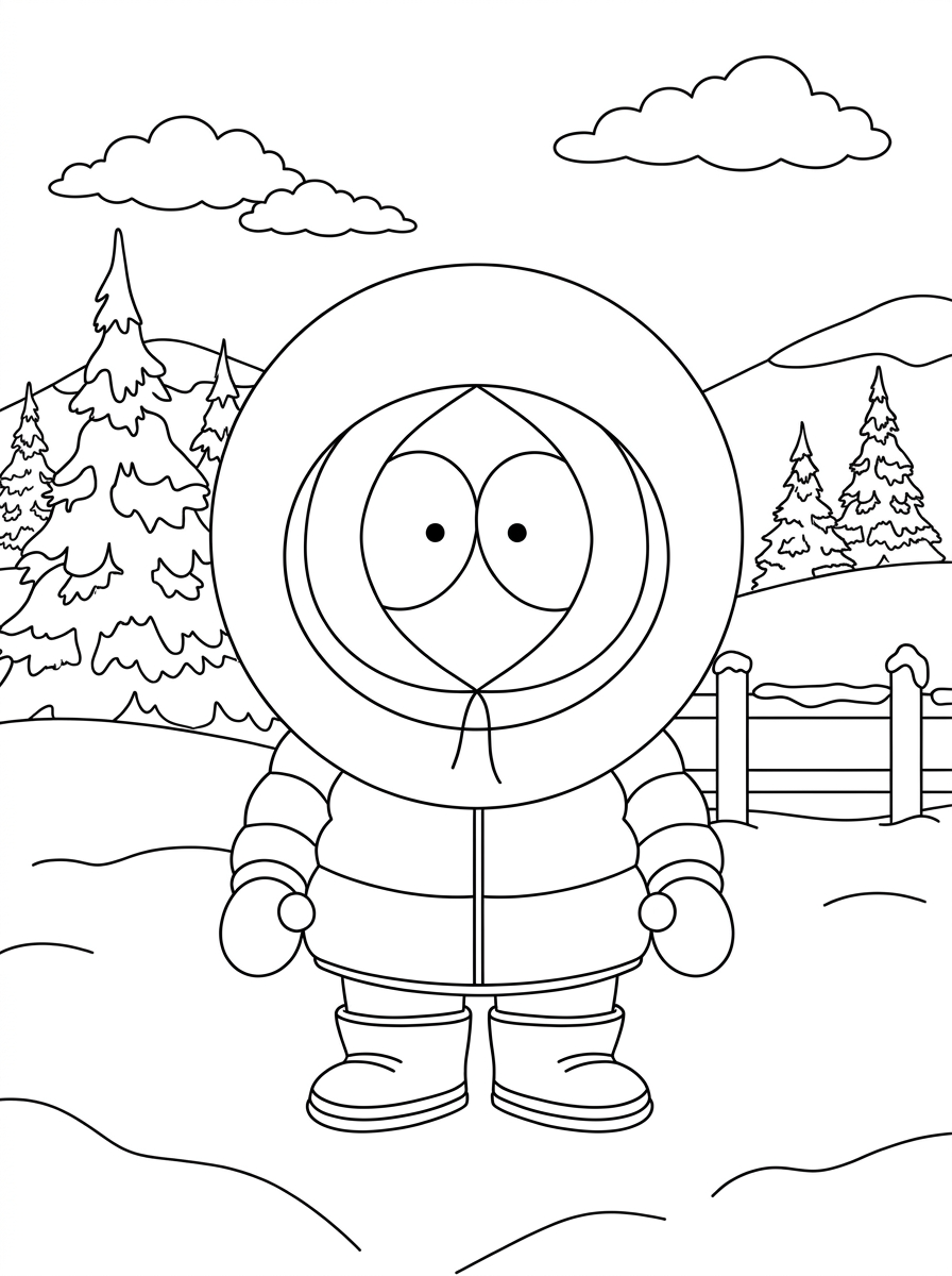 disegni di South Park da colorare e stampare gratis