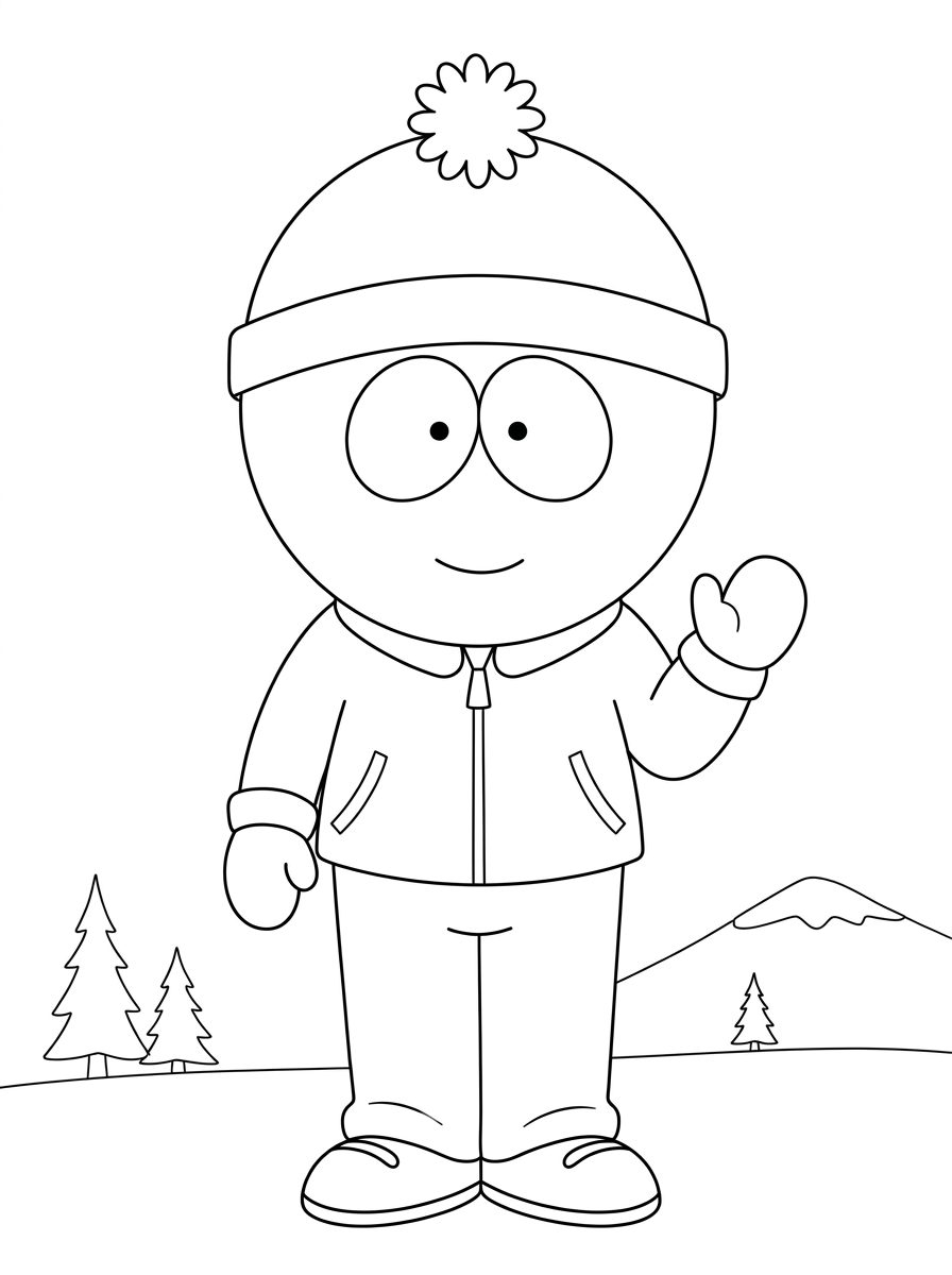 immagini di South Park da colorare per bambini