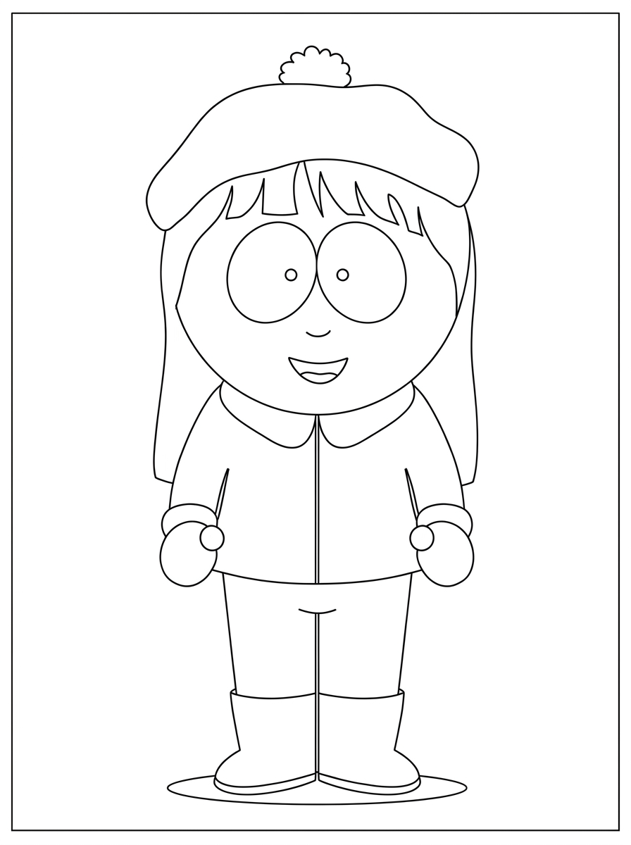 disegni da colorare per bambini pdf South Park