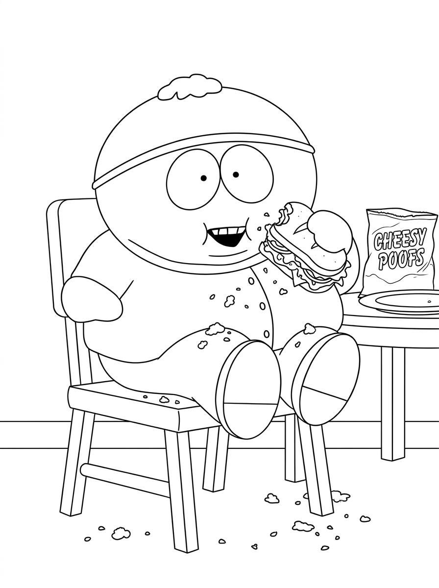 disegni da colorare South Park