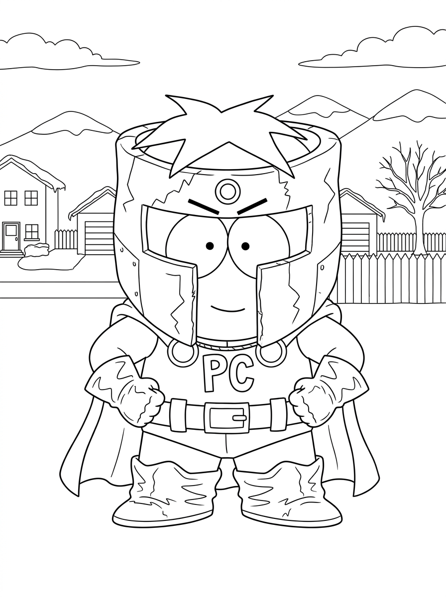 immagini da colorare South Park gratis