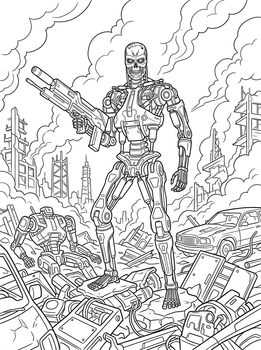 disegno Terminator da colorare