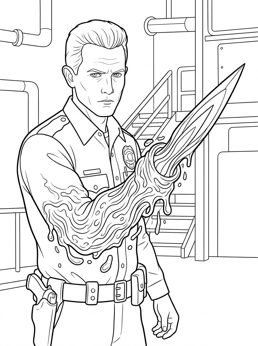 disegni Terminator da colorare e stampare